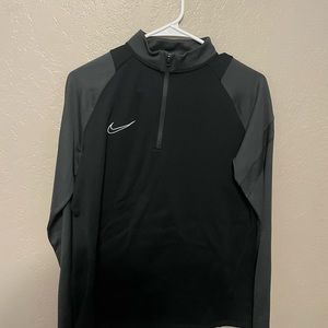 Black and Grey Nike quarter zip